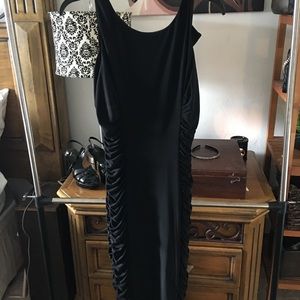 Beautiful below the knee perfect black dress.